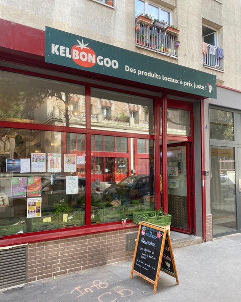 Boutique Kelbongoo manger local à Paris 20 rue Borrégo